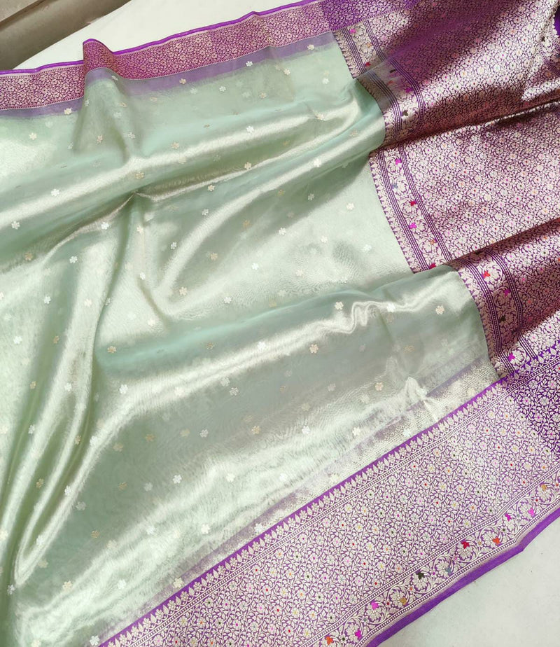 Pure Tissue Silk Handwoven Banarasi Saree