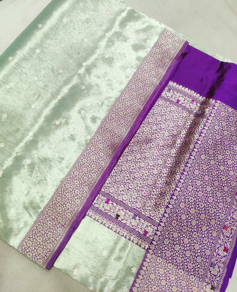 Pure Tissue Silk Handwoven Banarasi Saree