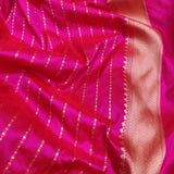 Multicolor Pure Katan Silk Handwoven Banarasi Saree