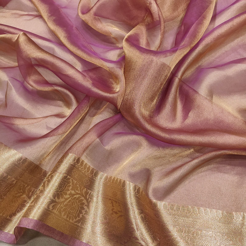 Pure Tissue Silk Handwoven Banarasi Saree