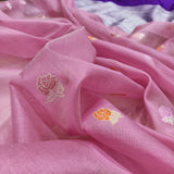 Pure Kora Silk Handwoven Banarasi Saree