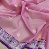 Pure Kora Silk Handwoven Banarasi Saree