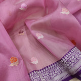 Pure Kora Silk Handwoven Banarasi Saree