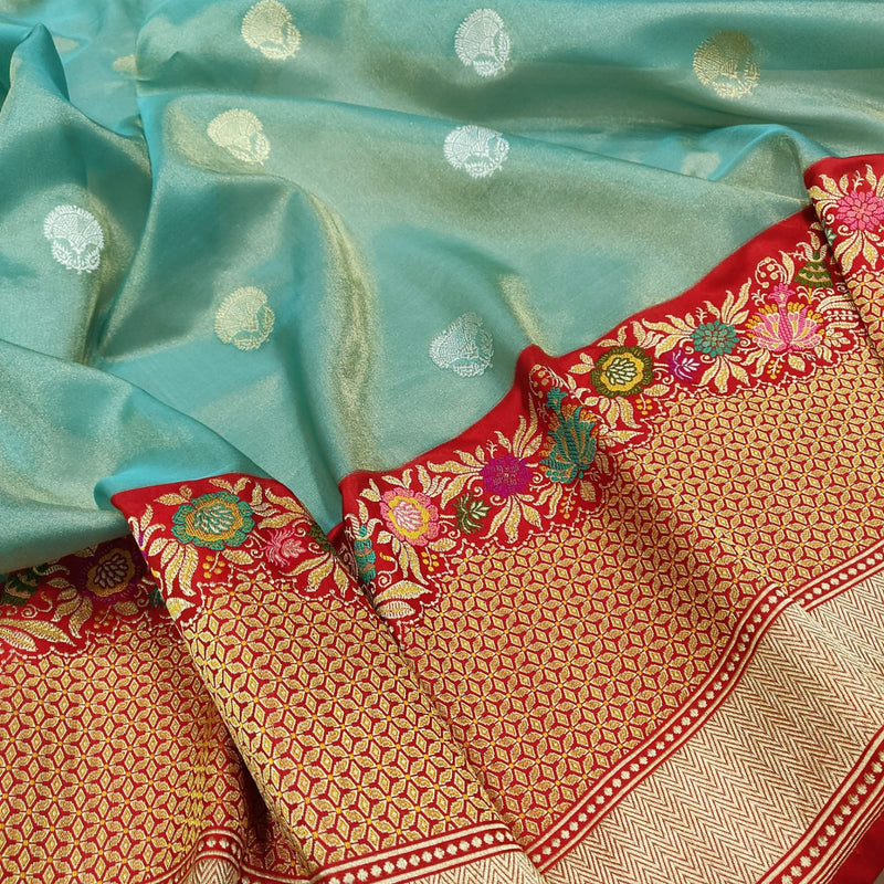 Pure Tissue Silk Handwoven Banarasi Saree