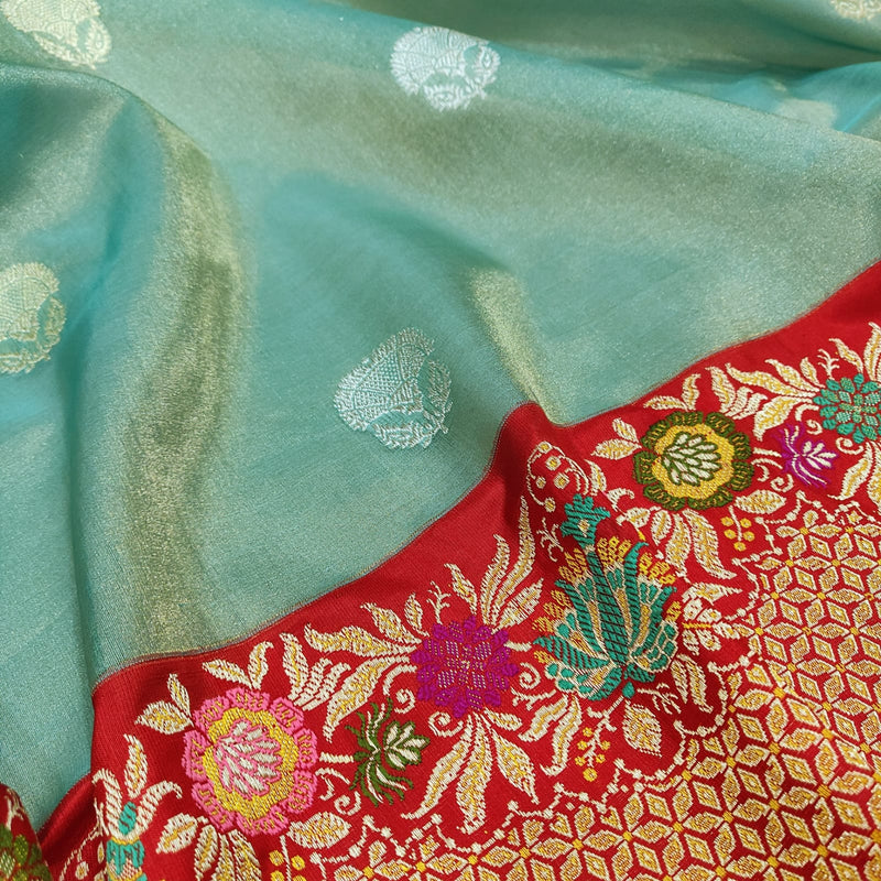 Pure Tissue Silk Handwoven Banarasi Saree