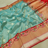 Pure Tissue Silk Handwoven Banarasi Saree
