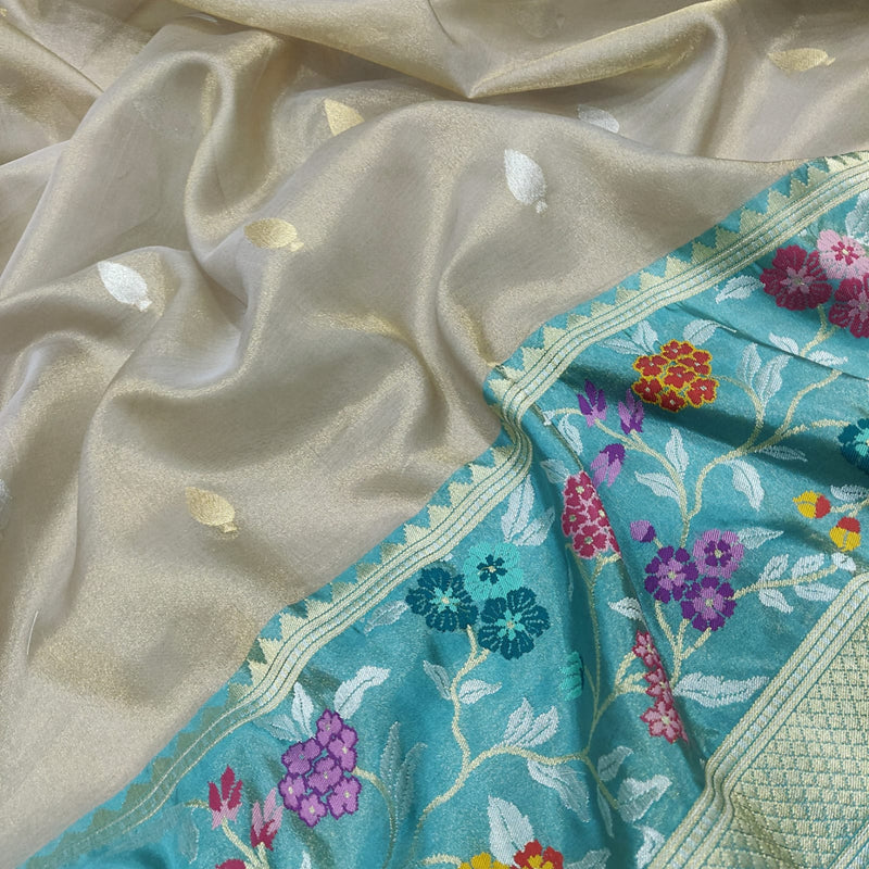 Pure Tissue Silk Handwoven Banarasi Saree