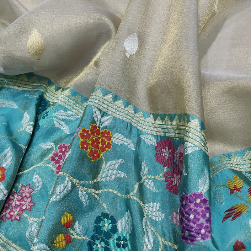 Pure Tissue Silk Handwoven Banarasi Saree