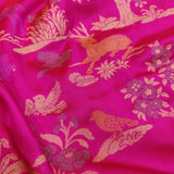 Pink Color Pure Katan Silk Handwoven Banarasi Saree