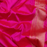 Pink Color Pure Katan Silk Handwoven Banarasi Saree