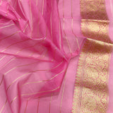 Pure kora Handwoven banarasi saree