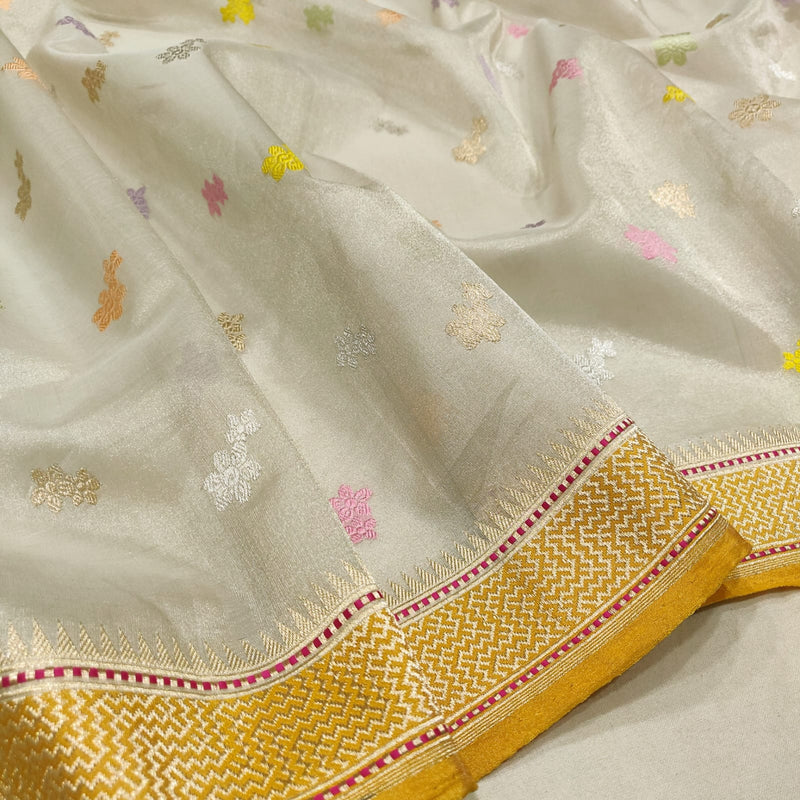 Pure Tissue Silk Handwoven Banarasi Saree
