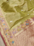Pure Tissue Silk Handwoven Banarasi Saree