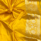 Sky Blue colour pure katan silk Handwoven banarasi Tanchoi saree