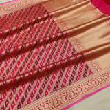 Pure Katan Silk Handwoven Banarasi Saree