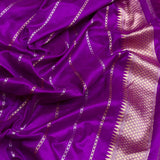 Yellow colour pure tissue handwoven banarasi saree