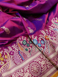 Pure Katan Silk Handwoven Banarasi Saree