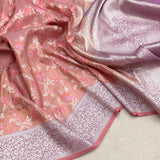 Pure katan silk Handwoven Banarasi saree