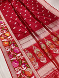 Pure Katan Silk Handwoven Banarasi Saree