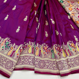 Pure Katan Silk Handwoven Banarasi Saree