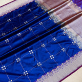 Pure katan silk Handwoven banarasi saree