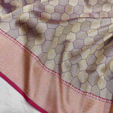 Pure katan silk Handwoven banarasi Tanchoi saree