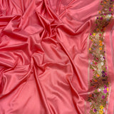 Sky Blue colour pure kora Handwoven Banarasi saree