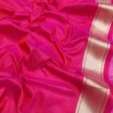 Pink Colour Pure Katan Silk Handwoven Banarasi Saree