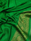 Pure tussar Silk Handwoven Banarasi Saree