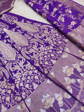 Purple Color Banarasi Katan Silk Lehenga