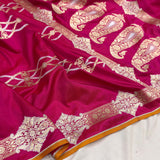 Pure katan silk Handwoven banarasi saree