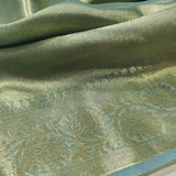 Pure Kora Silk Handwoven Banarasi Saree