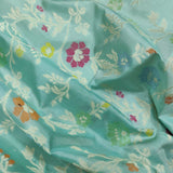 Pastel Colour Pure Katan Silk Handwoven Banarasi Saree