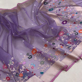 Pure ektara kora Handwoven Banarasi saree