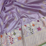 Pure Katan Silk Handwoven Banarasi Saree