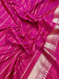 Pink Colour Pure Katan Silk Handwoven Banarasi Saree