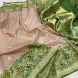 Pure Tissue Silk Handwoven Banarasi Saree