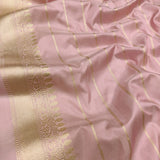 Light pink Colour Pure Katan Silk Handwoven Banarasi Saree