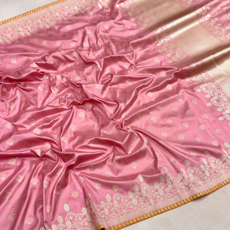 pure katan silk handwove Banarasi saree