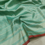 Pure Katan Silk Handwoven Tanchoi Banarasi Saree