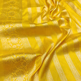 Dual shade pure katan silk Handwoven banarasi Tanchoi saree