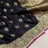 Pure Katan silk handwoven banarasi saree