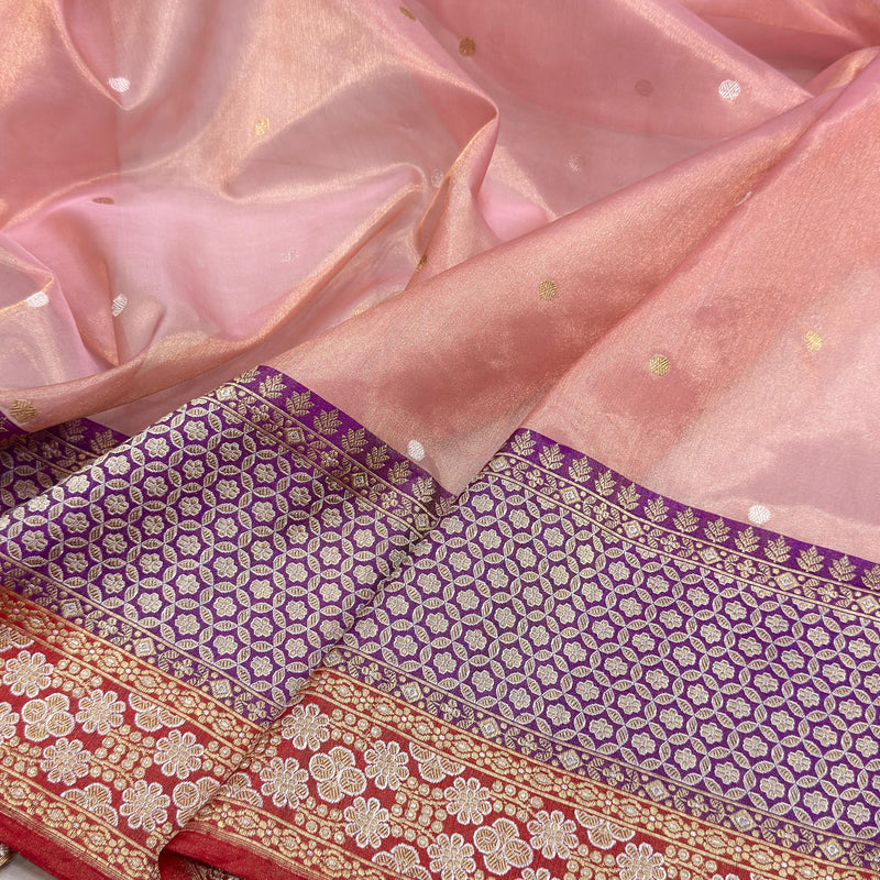 Pure Tissue Silk Handwoven Banarasi Saree