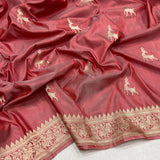 Pure katan silk Handwoven banarasi saree