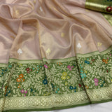 Pure Tissue Silk Handwoven Banarasi Saree