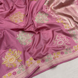 Pure ektara silk Handwoven banarasi saree