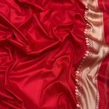 Yellow colour Pure Katan Silk Handwoven Banarasi Saree