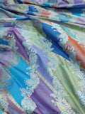 Multicolor  Pure Katan Silk Handwoven Banarasi Rangkat Saree