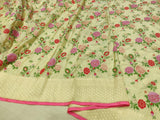 Pure Katan Silk Handwoven Banarasi Saree