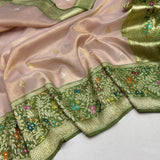 Pure Tissue Silk Handwoven Banarasi Saree